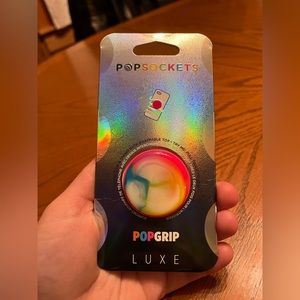 🌈Rainbow Marble Popsocket Luxe